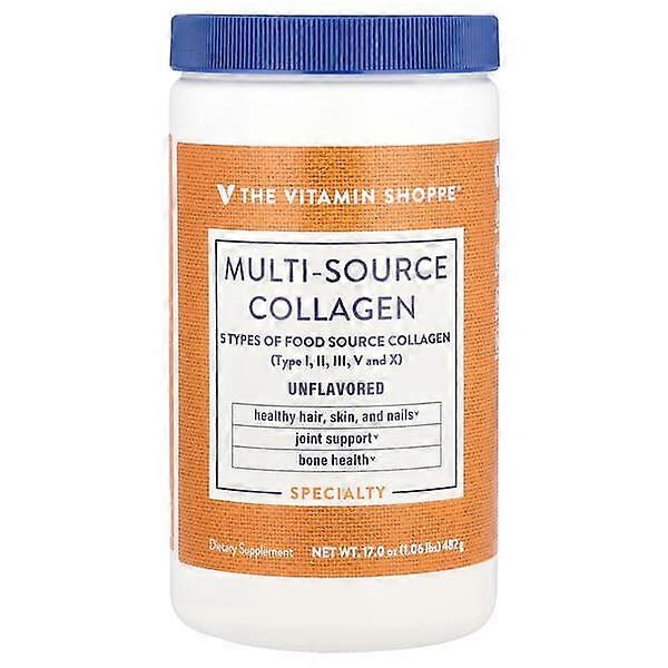 The Vitamin Shoppe, Multi-Source Collagen, Unflavored, 1.06 lbs (482 g)