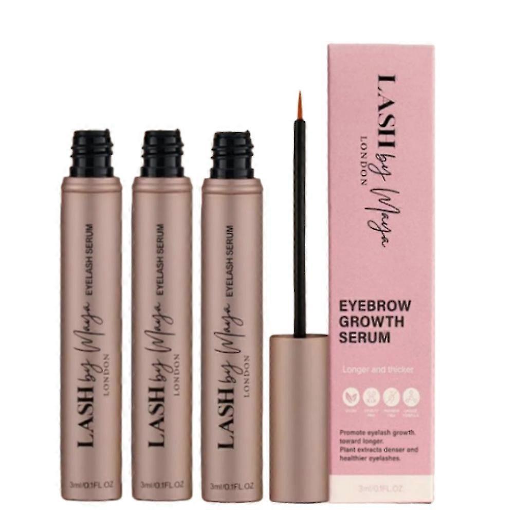 25-26 3ml Wimper Serum Wenkbrauwen Voedend Serum Verdikking en Krullend Wimper Groei Serum 1/2/3x