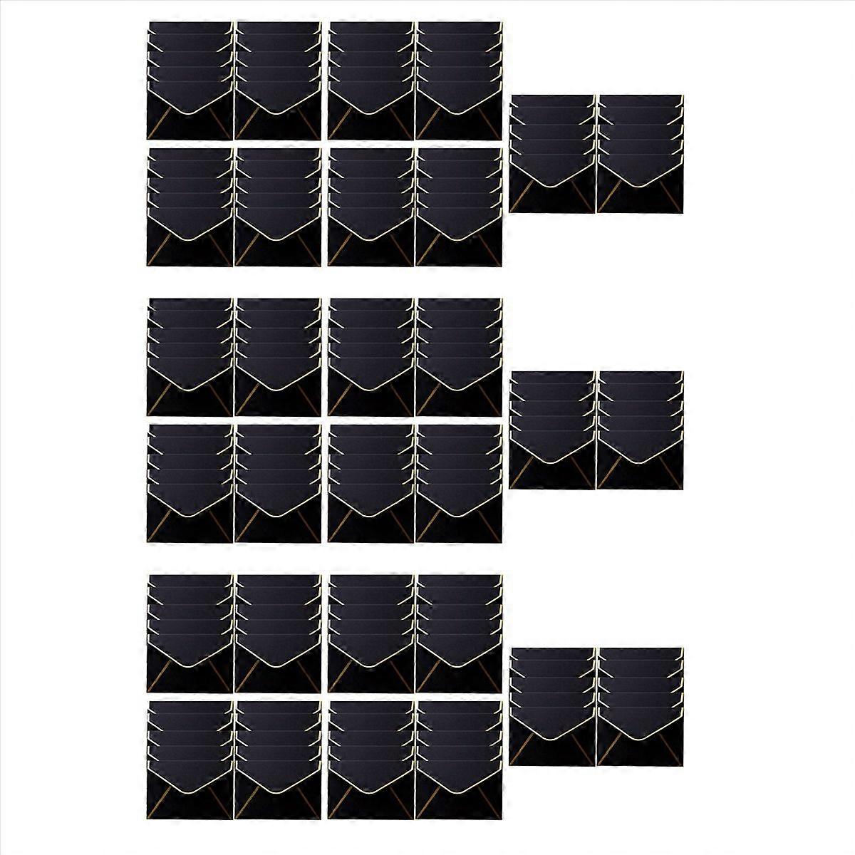 50Pcs Envelopes for Gift Cards Wedding Envelopes Black