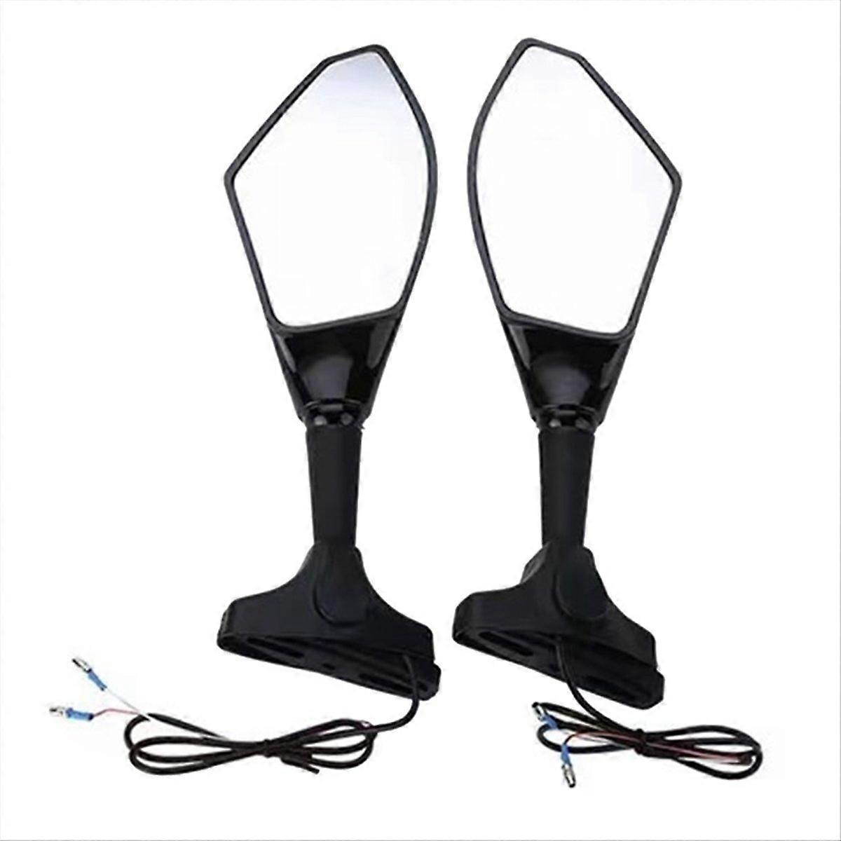 Motorcycle Side Mirror with Steering Indicator Light