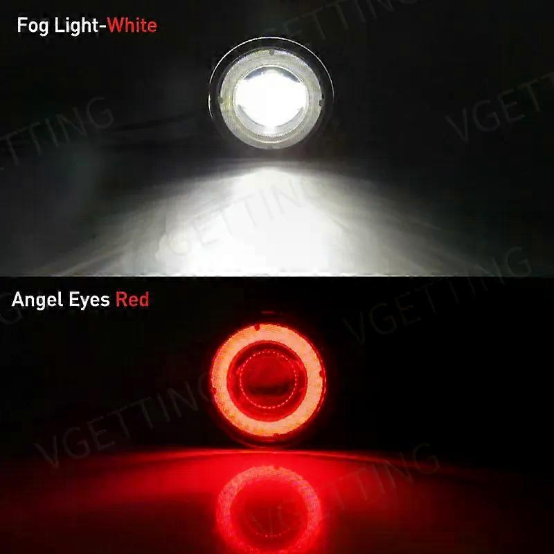 Apply Angel Eye Fog Light For Ford Focus Fusion Fiesta Explorer C-Max Transit Tourneo EcoSport Edge Car LED Lens DRL Fog Driving Lamp