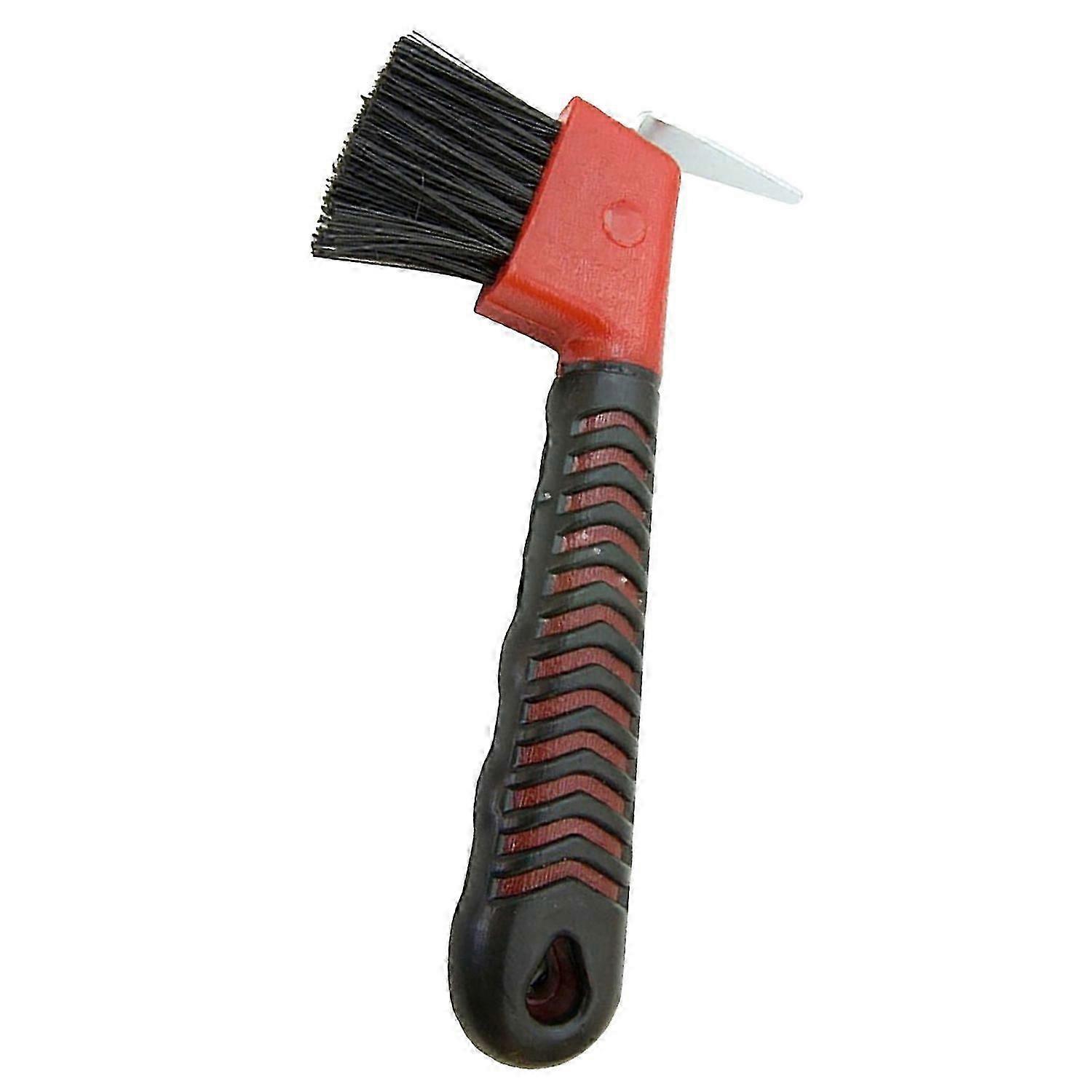 Hoof Pick Brush Ergonomic Handle Multi Functional Horse Hoof Cleaning Brush for Horse Stable