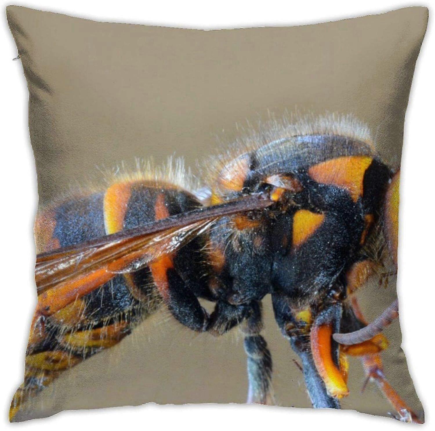 v188殺人-スズメバチ-HD-壁紙-リビングルームの寝室のソファチェア18X18インチ枕カバー45X45cm-TB188 ij188の自宅装飾を投げる