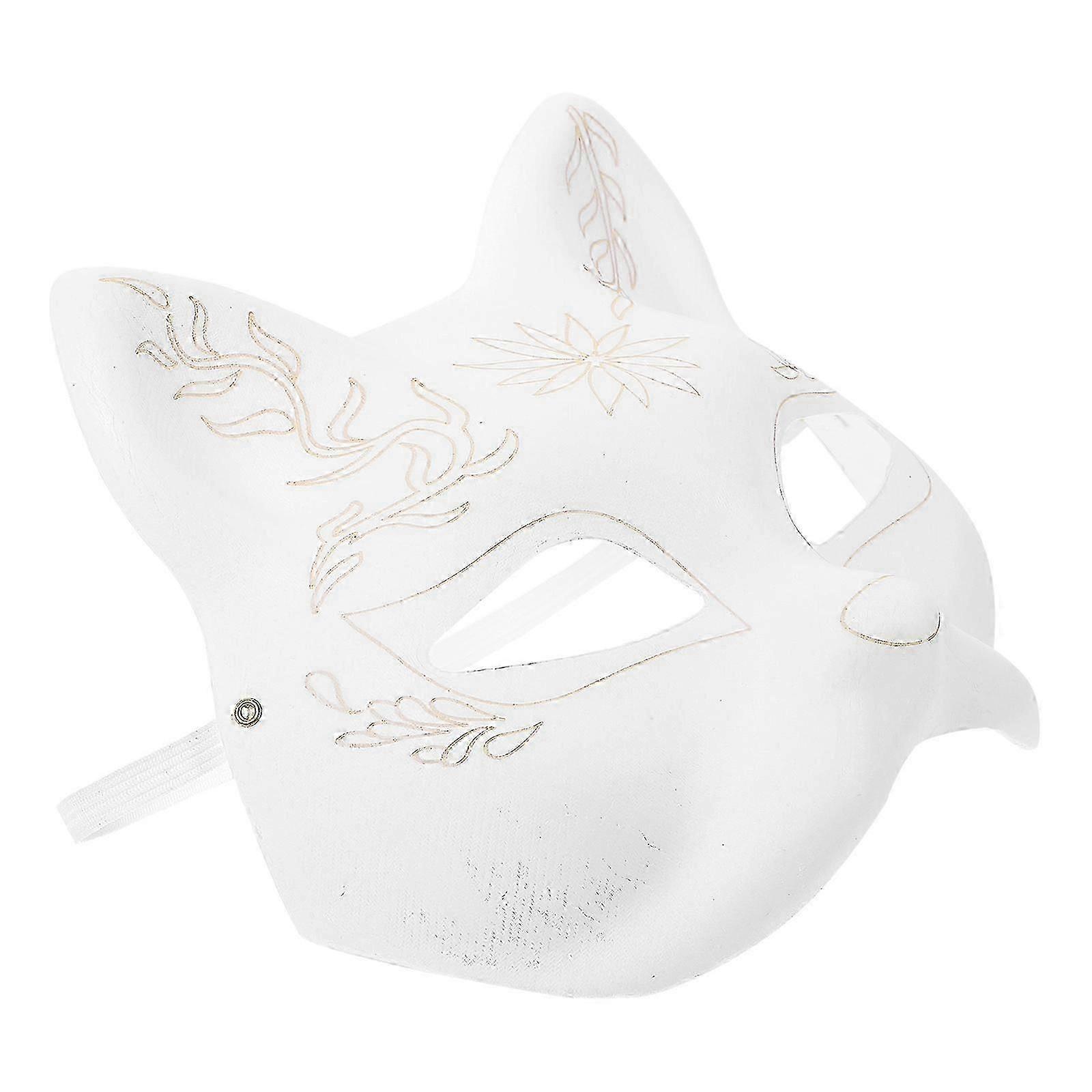 Paper pulp cat mask for creative projects