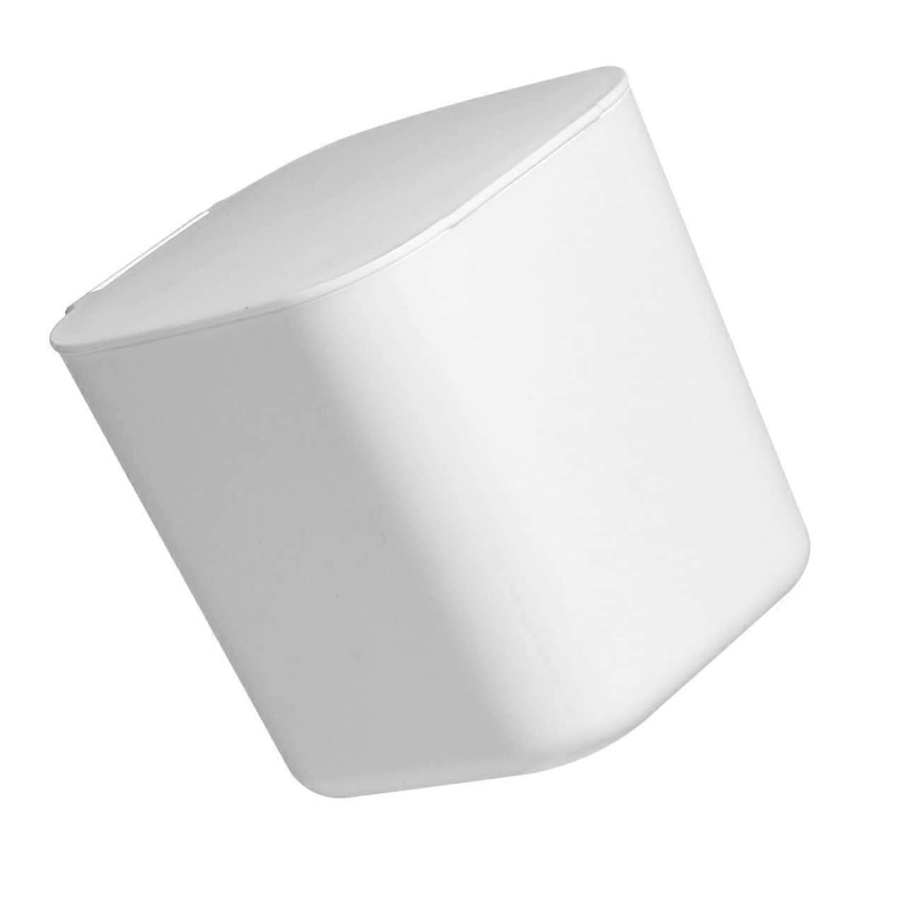 Desktop Trash Can Flip Lid Mini Waste Bin Compact Desk Trash Can Slim Design