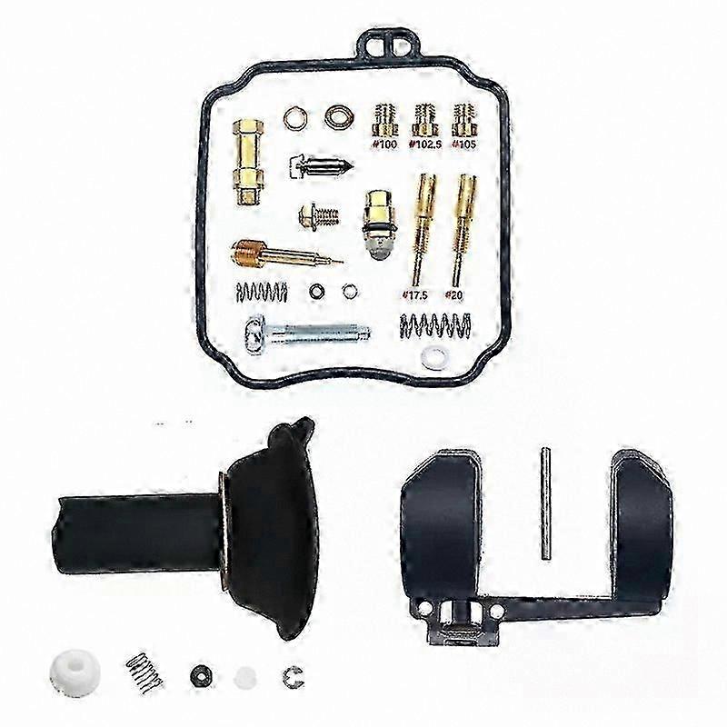 Motorcycle Carburetor Repair Kit for 125cc Cruiser Models 2000-2007 Diaphragm and Float Components