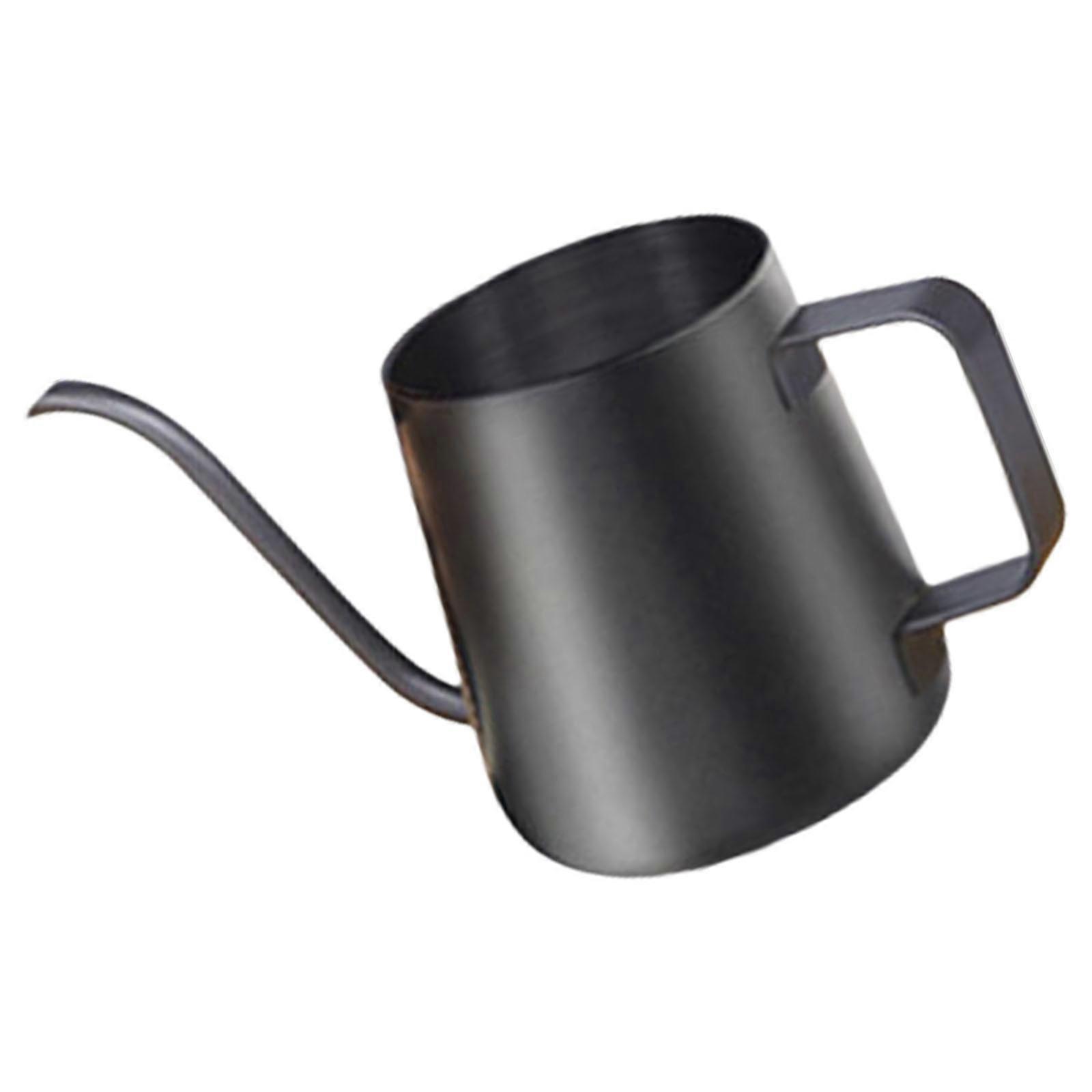 304 Stainless Steel Pour Over Kettle 250ml Hand Filter Coffee Kettle for Coffee Enthusiasts and Beginners Home Use Multicolor