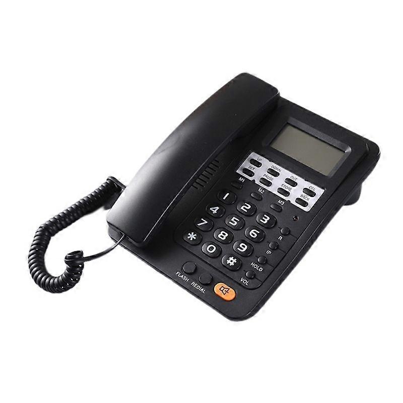 Telefone fixo com fio de mesa com visor de calllerID Rediscagem do último número