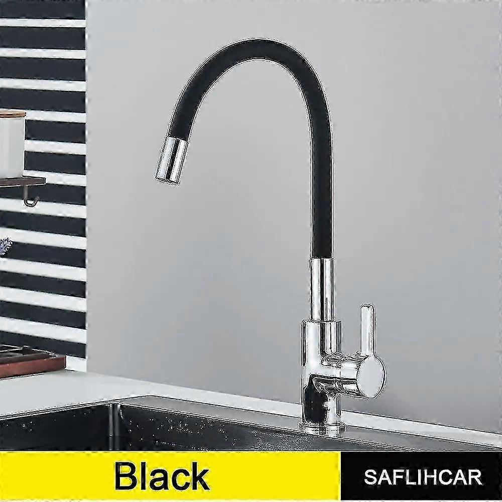 絶妙なシリカゲルノーズキッチンシンクの蛇口複数の色が利用可能温水冷水ミキサータップ任意の方向回転デッキマウント