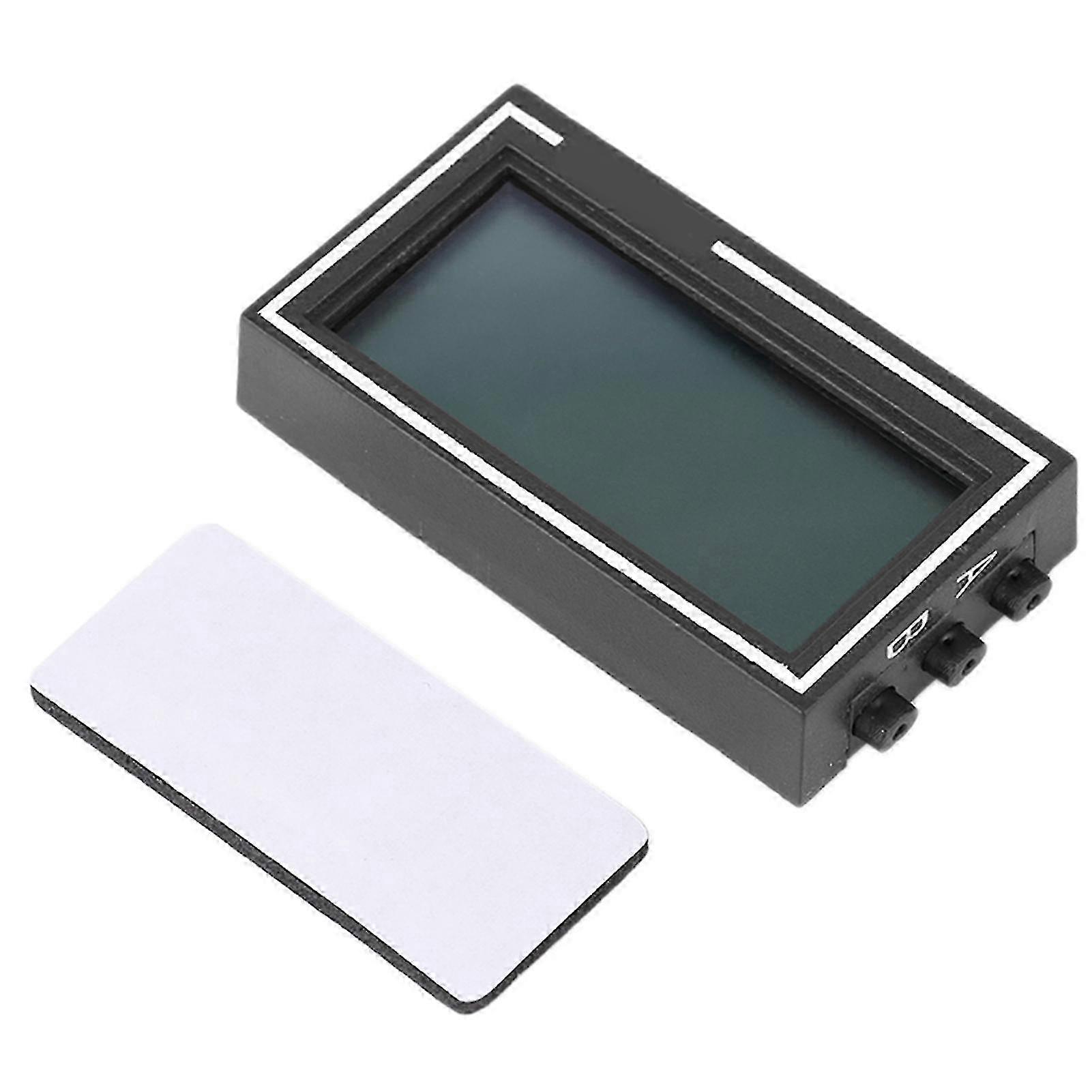 Auto Car Dashboard Desk Digital Clock Time Date LCD Screen Self Adhesive Bracket 5.5*3*1cm