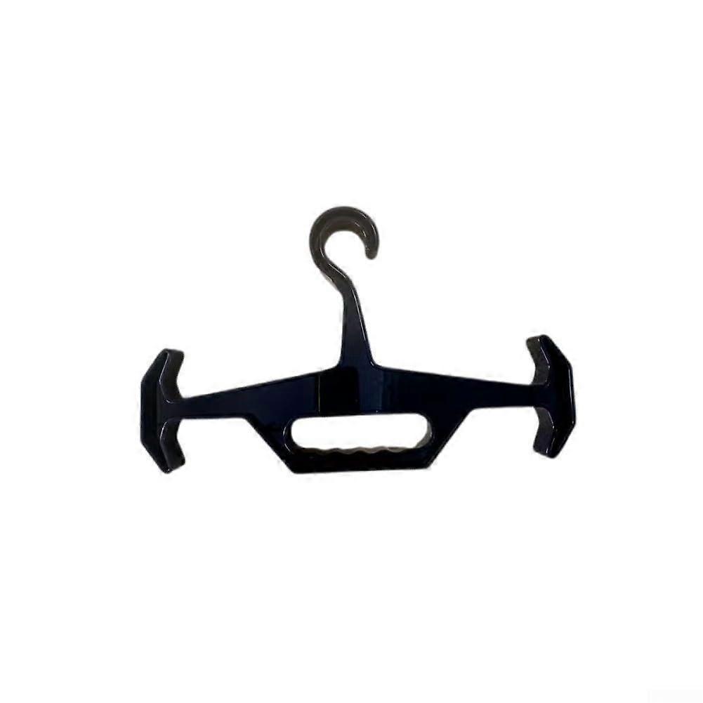 Heavy Duty Vest Hanger For Backpacks, Diving Suits And Tools With Reversible Handle And MultiDirectional Hooks, Black