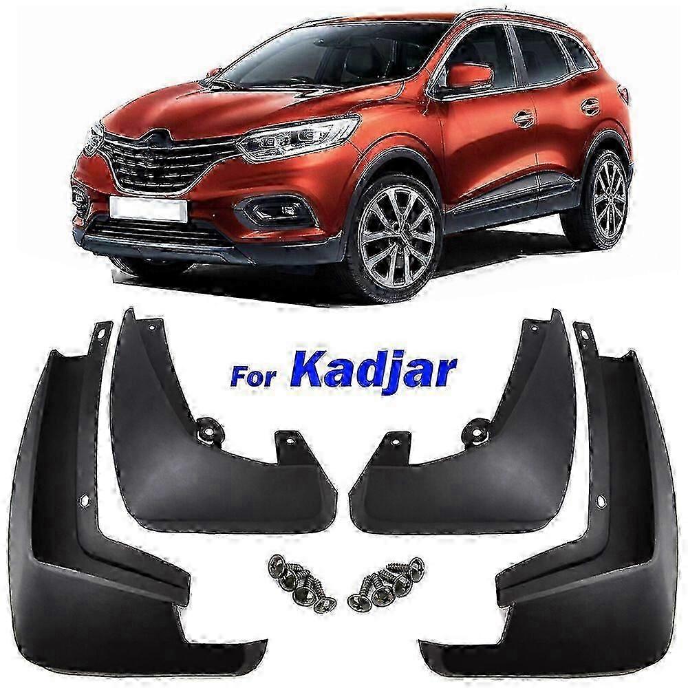 Applies to 4x Mud Flaps Splash Guards Front Rear Mudguards For Renault Kadjar 2015-2022