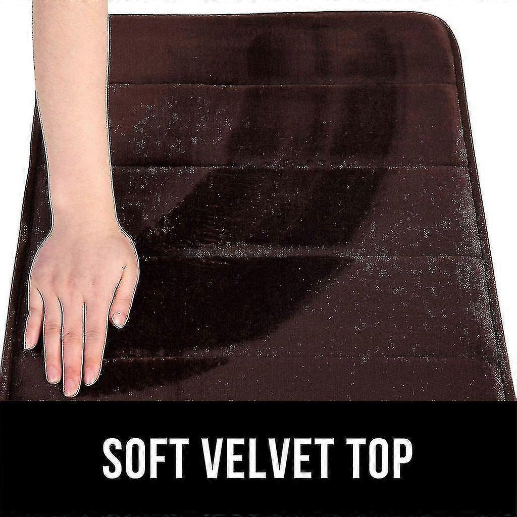 حمام حمام سجادة ماصة غير قابلة للانزلاق حمام حصيرة حمام قابلة للغسل حصيرة حمام 30x50 سم (بيج)