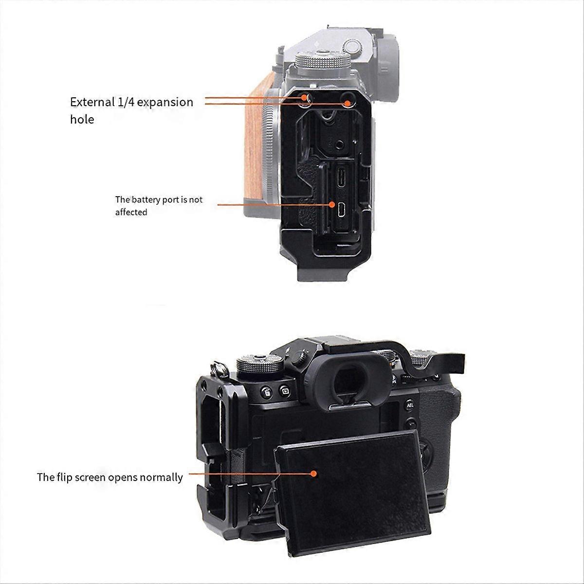 XT5 Adjustable Quick Release L Plate Bracket Holder Hand Grip for XT5 Digital Camera