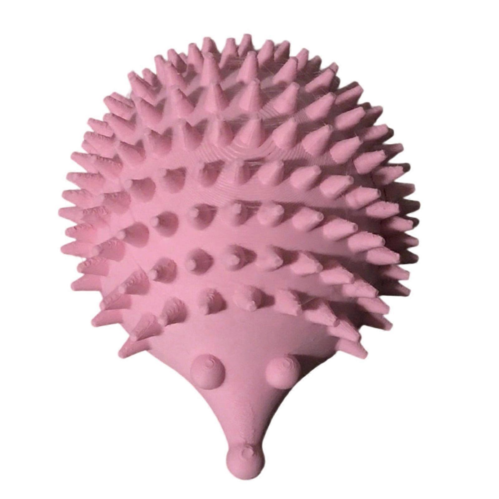 Automatic Pet Grooming Tool And Scratching Post In Cute Hedgehog Design Removes Loose Skin While Playing Pet Multicolor
