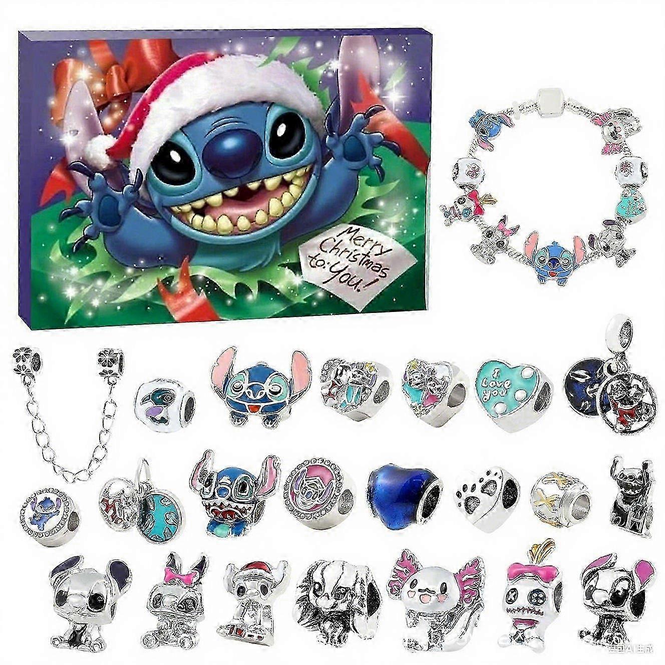 New Stitch paper jewelry box, gift box, Christmas gift packaging, Halloween, 24-grid blind box, [G-1621] 25-26