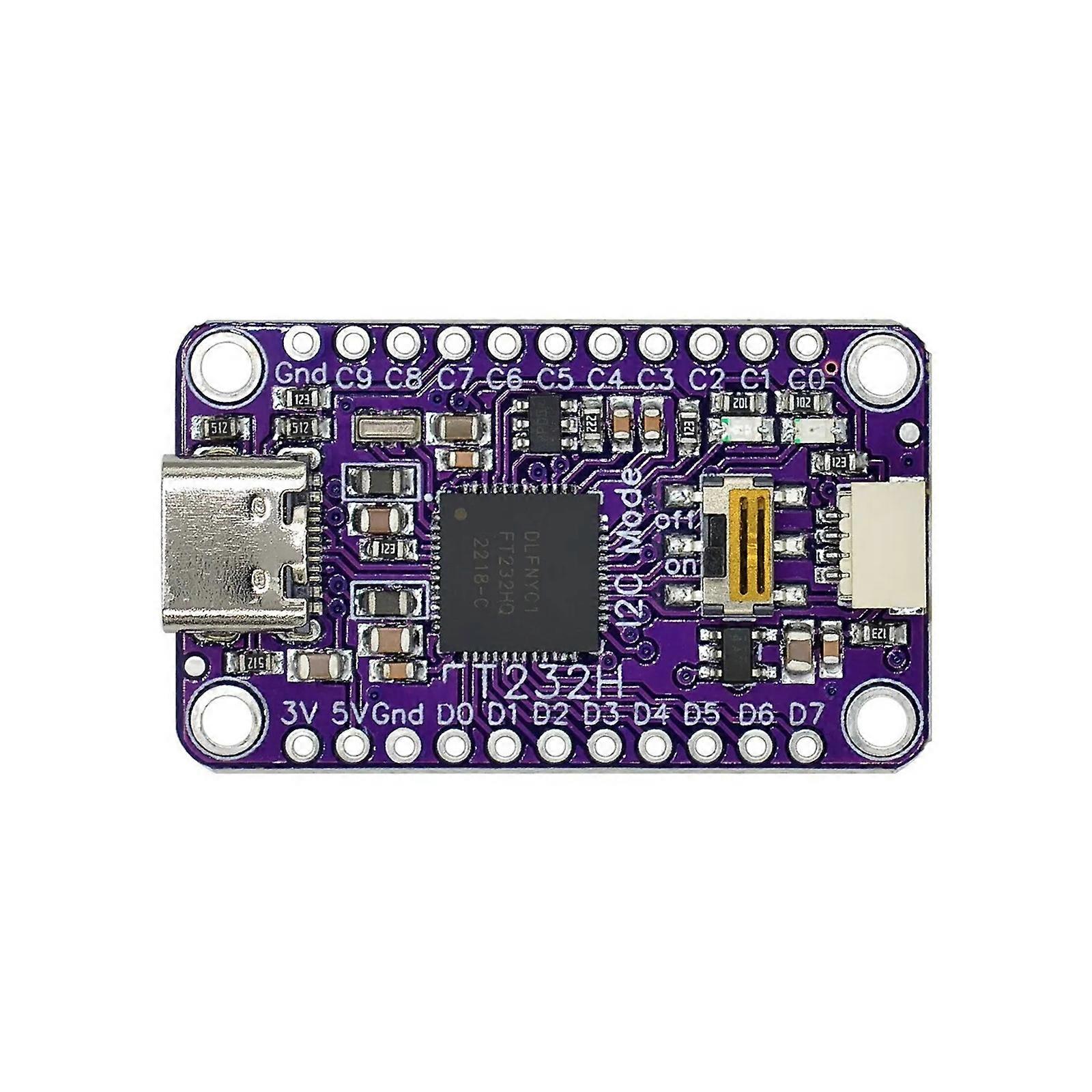 FT232H USB To I2C SPI Board USB to UART/FIFO SPI/I2C Module For Electronics Projects Highly Speed Data Transfer Multicolor