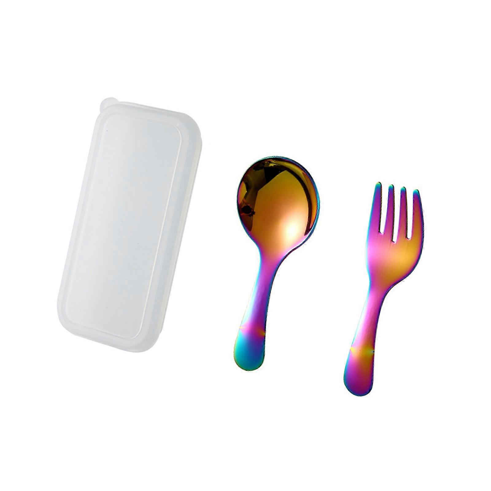 304 Stainless   Utensil Set For   Campers Home Use Easy To Clean And Store Multicolor