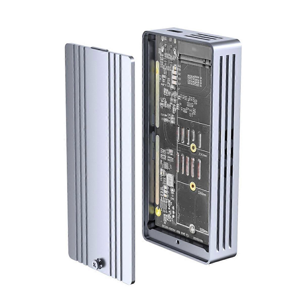 40Gbps USB 4.0 SSD Enclosure for USB-C M.2 NVMe SSD Case Compatible with USB 3.2/3.1/3.0 for Phone L