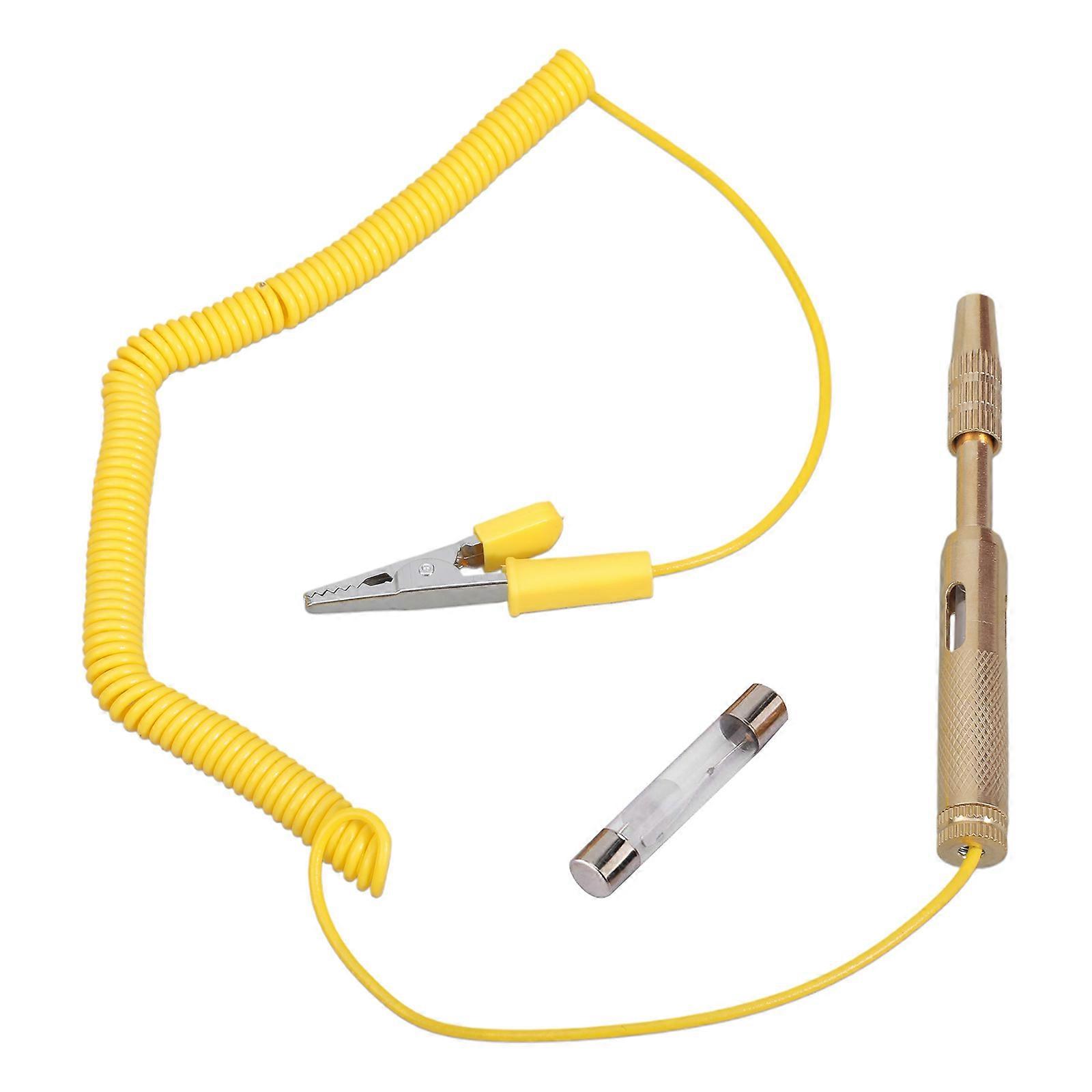 Automobile Tester Light DC6/12/24V Circuit Tester, Heavy Duty Light Tester Voltage Tester Electric Test Pen Multicolor