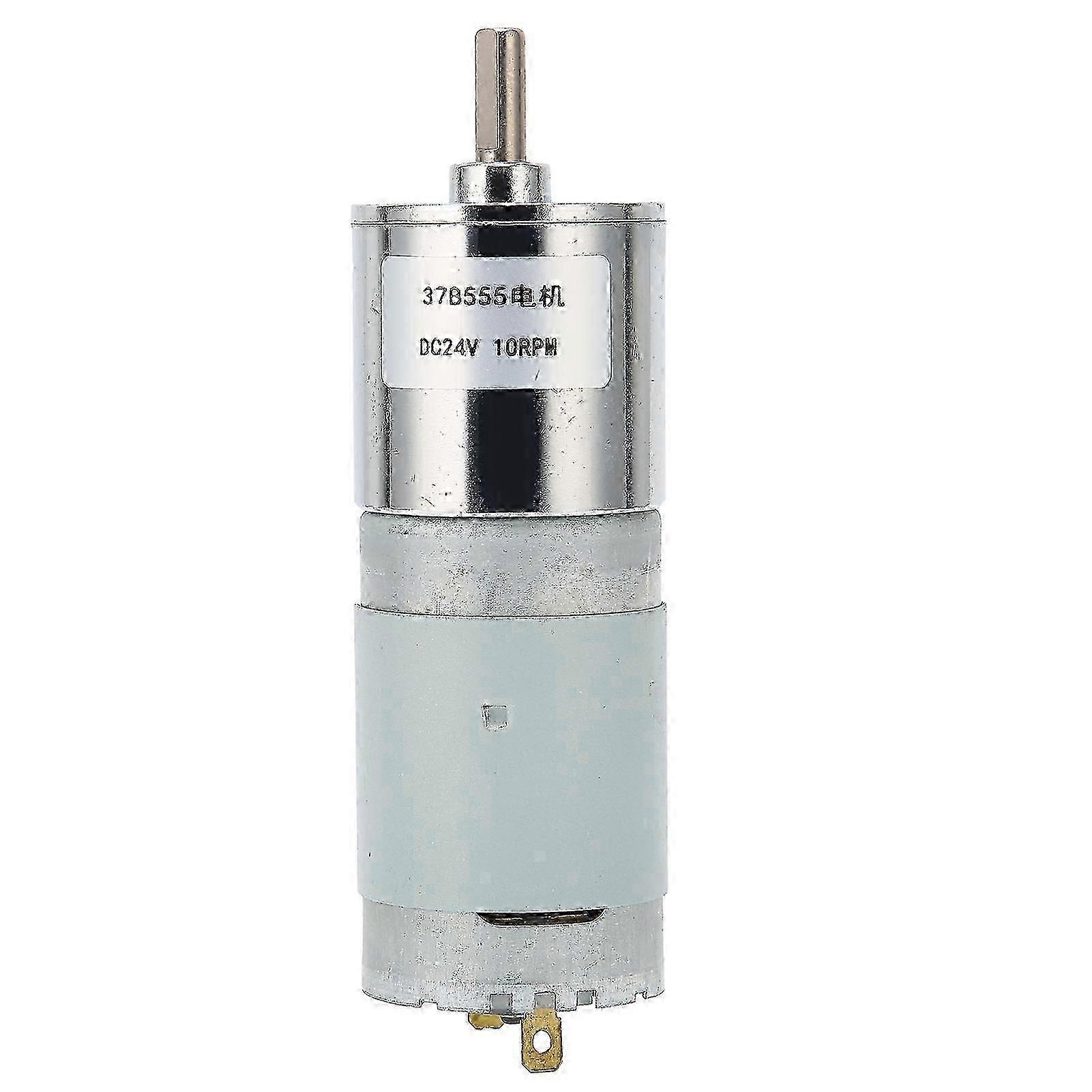 25-26 DC Motor 24V 10RPM Reducer Shaft SelfLocking Geared Motor for Window Door Openers