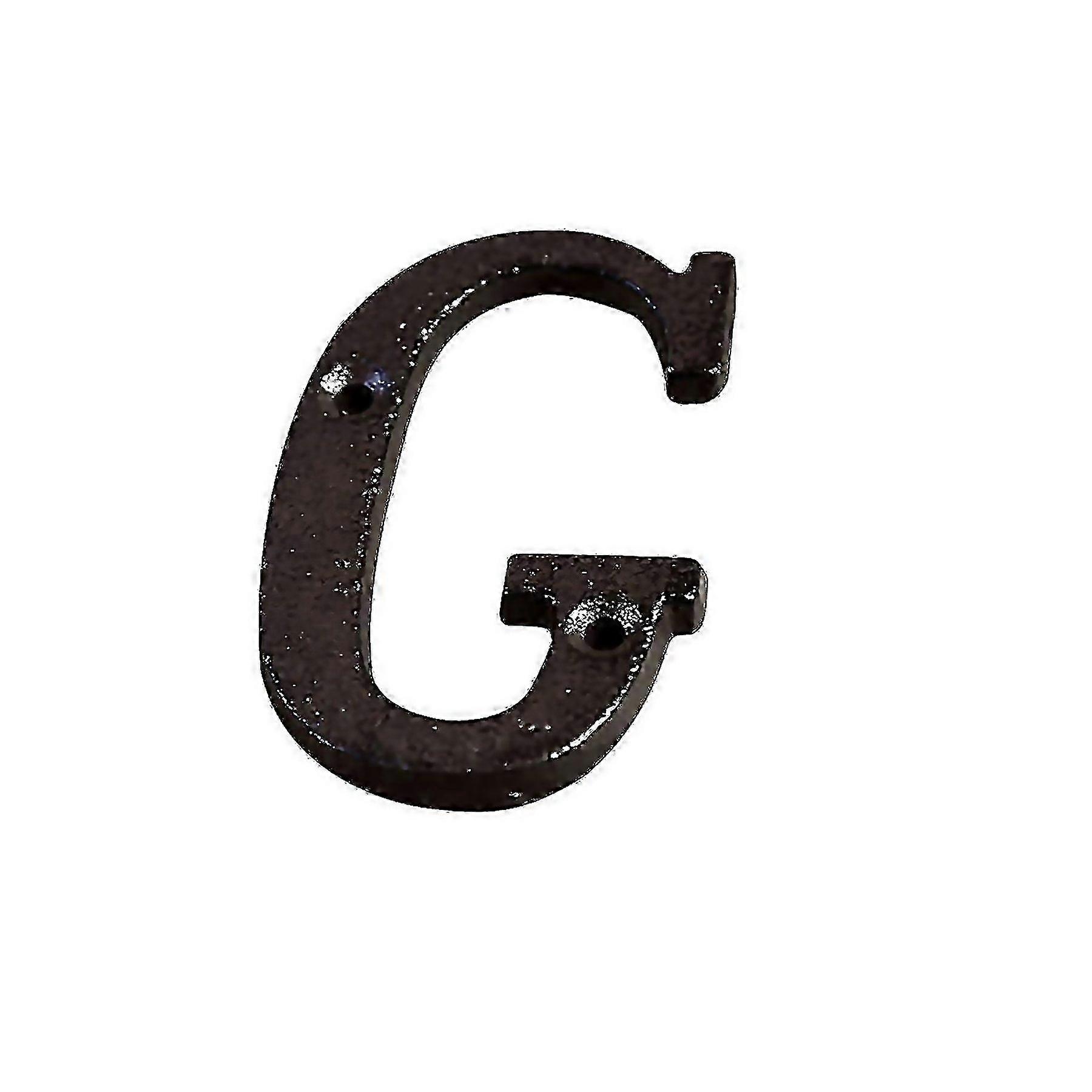 For Retro Style Groceries Cast Iron Metal Creative Diy House Doorplate Letter Symbol Designed For Mo