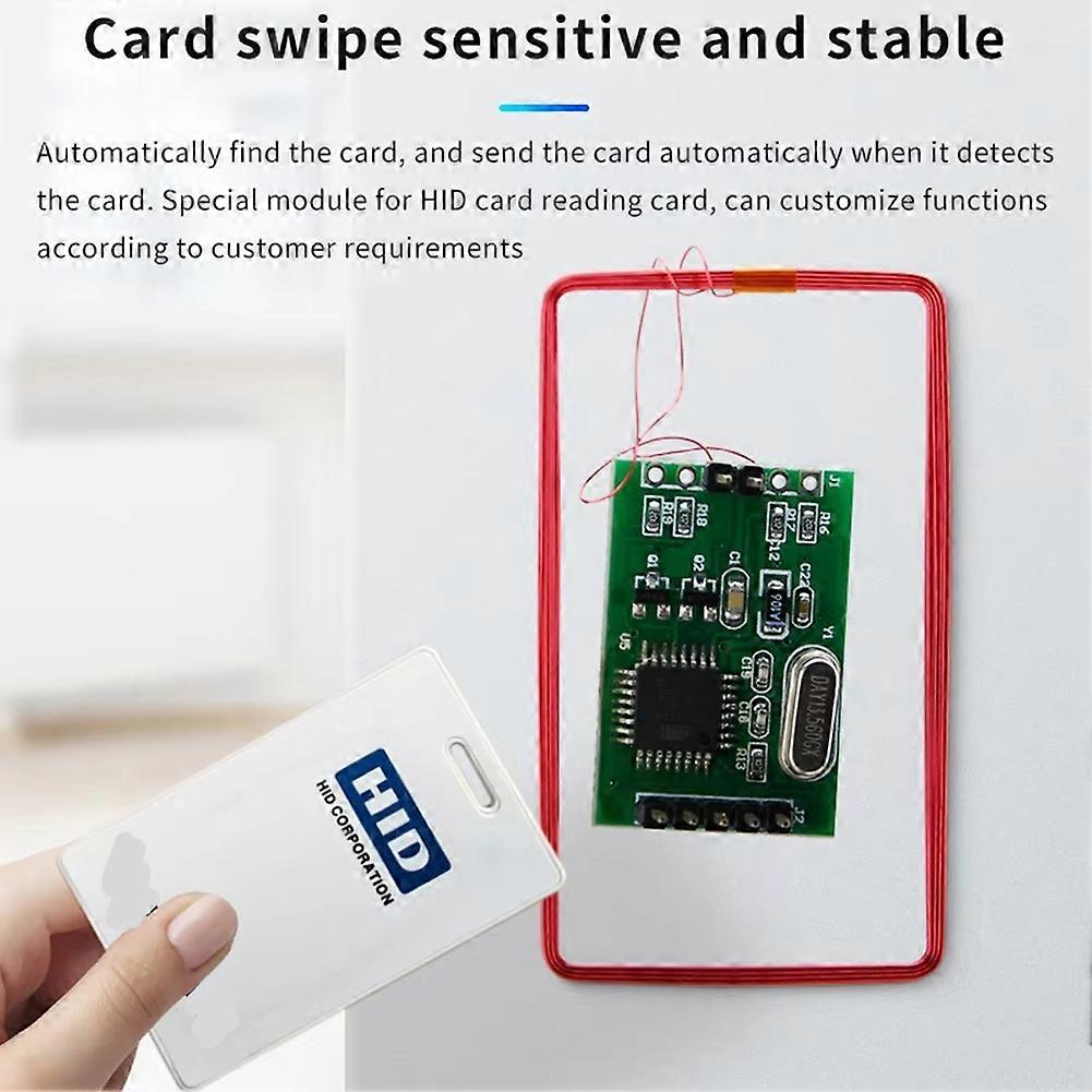 RFHID Access Control Card Reader Module 125KHZ Embedded RF Card Reader Module WG Output