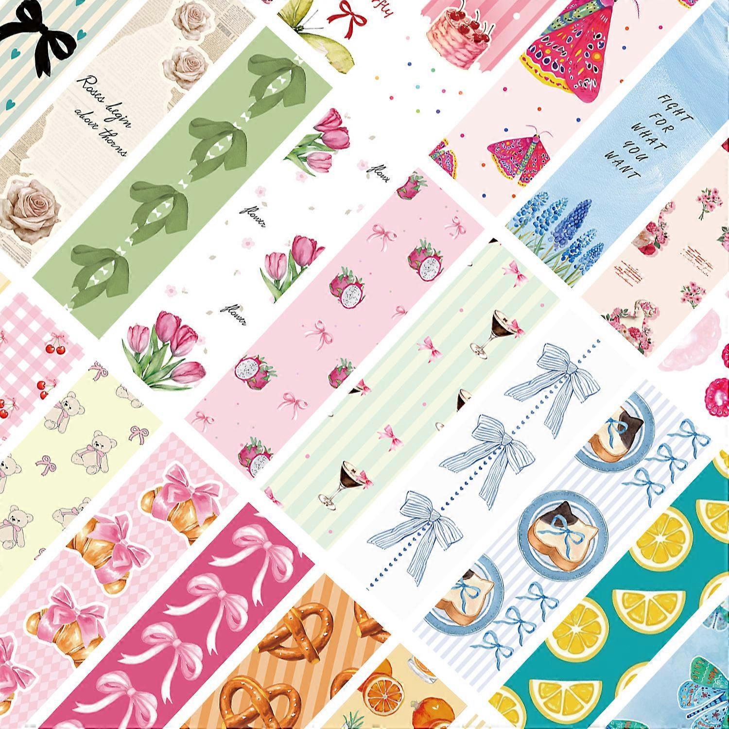 30 Coquette bookmarks series, minimalist journaling, artistic and creative material, Instagram-worthy reading paper bookmarks, DIY available