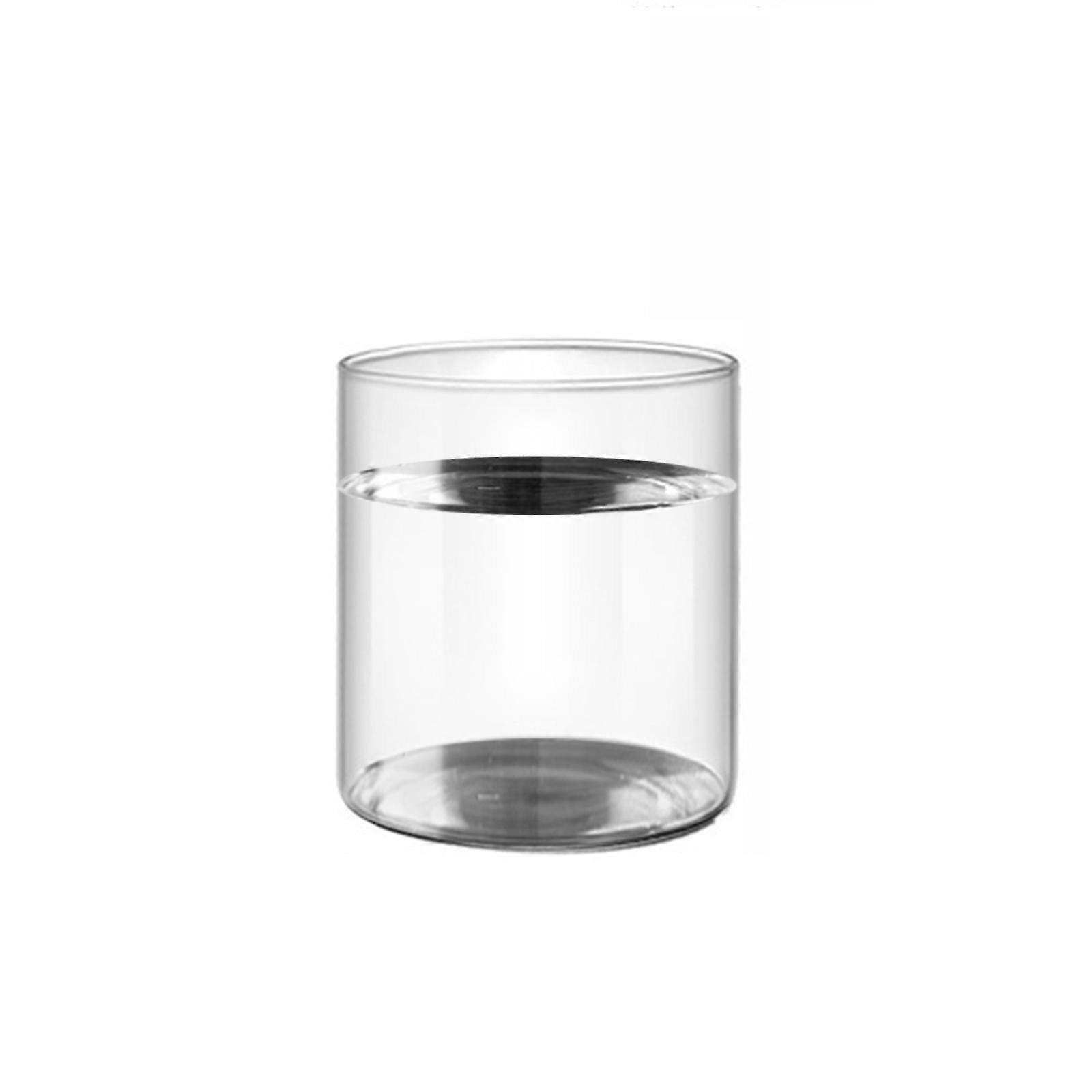 Clear Glass Vase Glass Cylinders Vase Florals Container, Flower Vase Perfect for Displaying Flowers in Any Space  Height 8cm