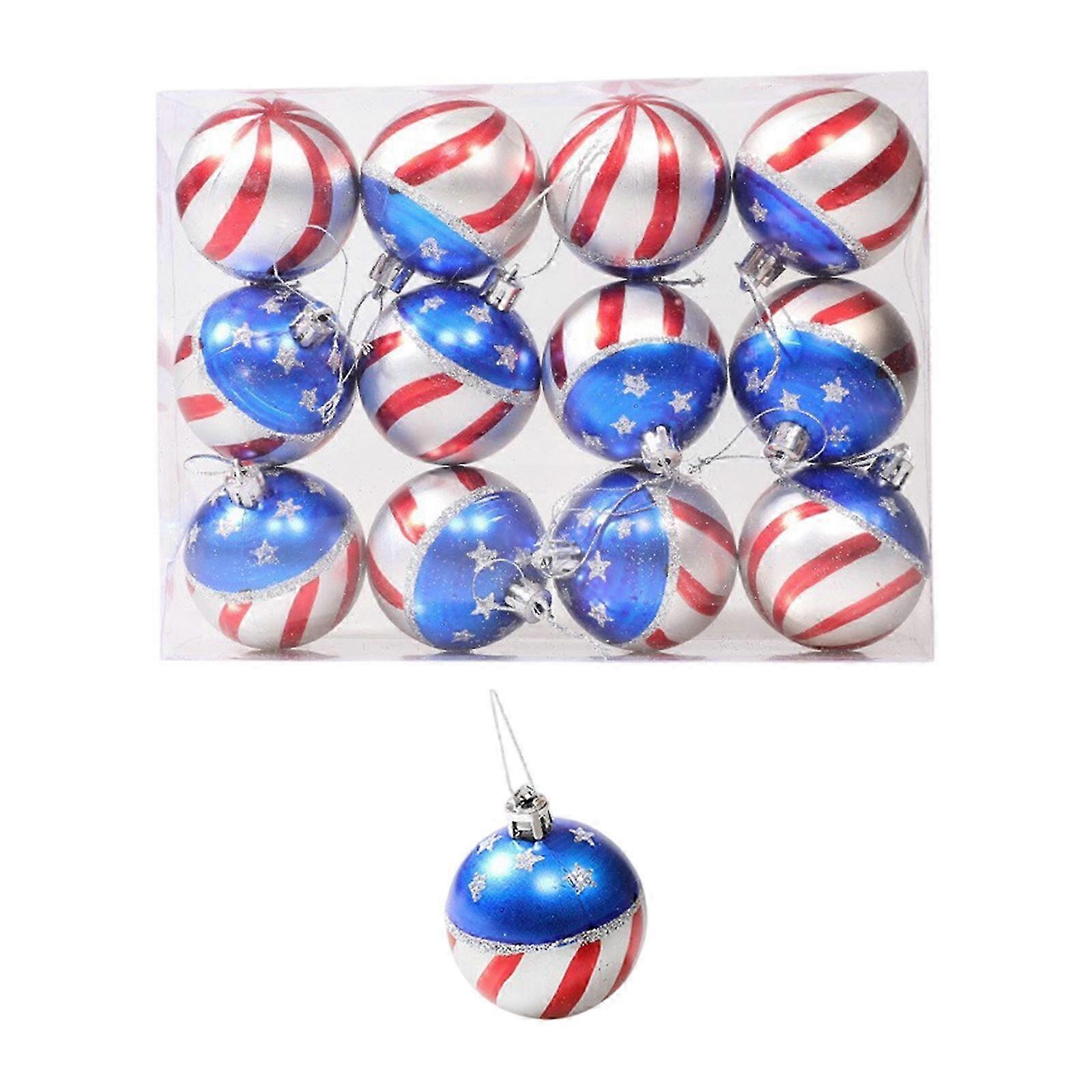 Star Pattern Decorative Balls for Independence Day Parties and Gatherings