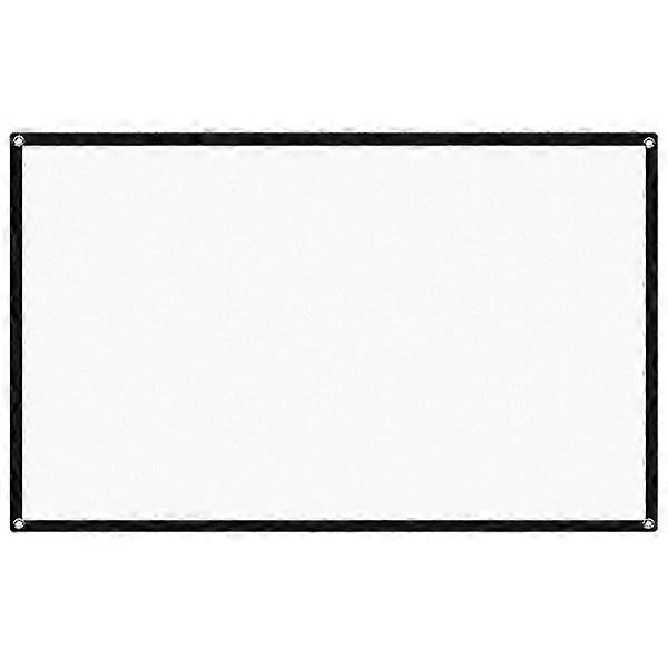 Anti-wrinkle projector screen, portable projector screen, theater accessories