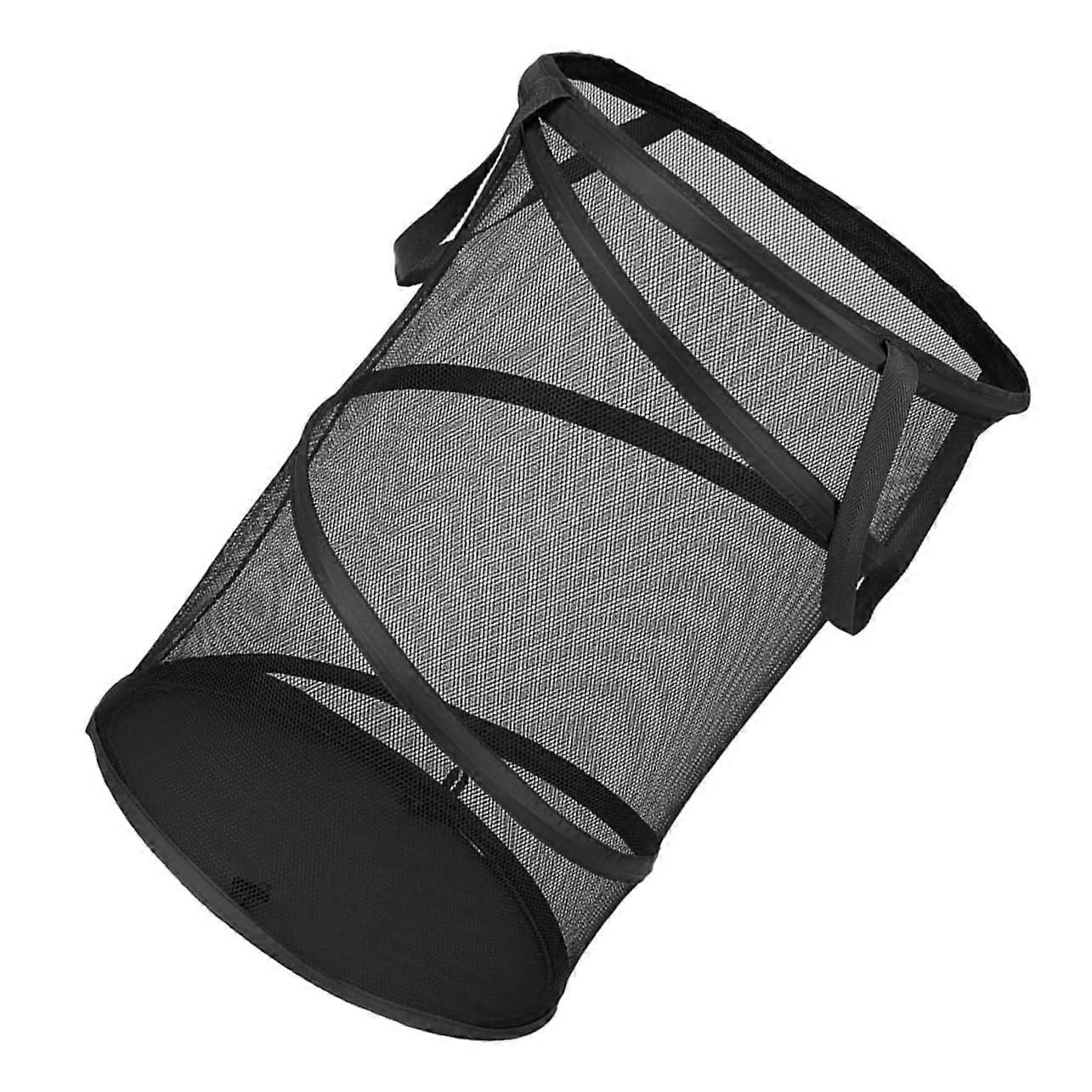 Laundry Storage Basket with Lid, Foldable Clothes Organizer for Shelves and Home Use