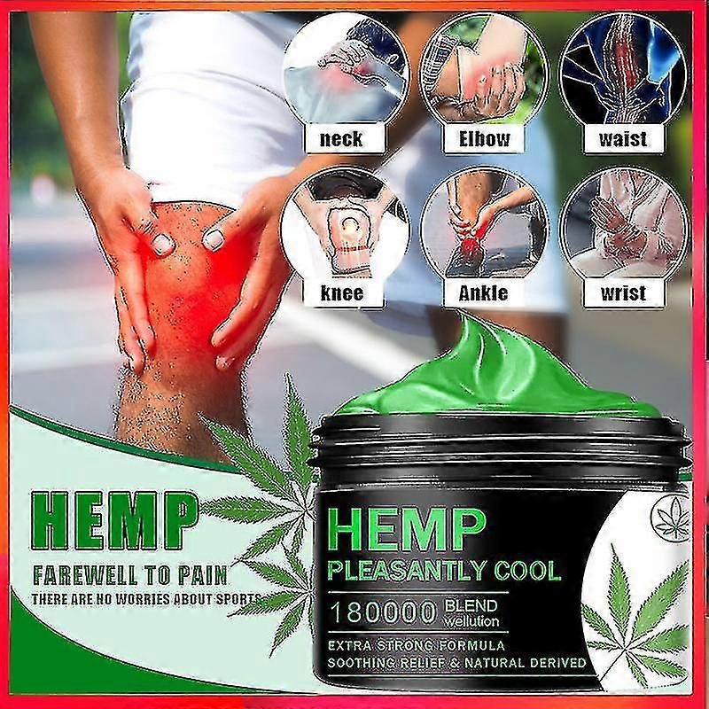 Antiinflammatorisk hampkräm mot nacksmärta, salva för muskler och artrit-L