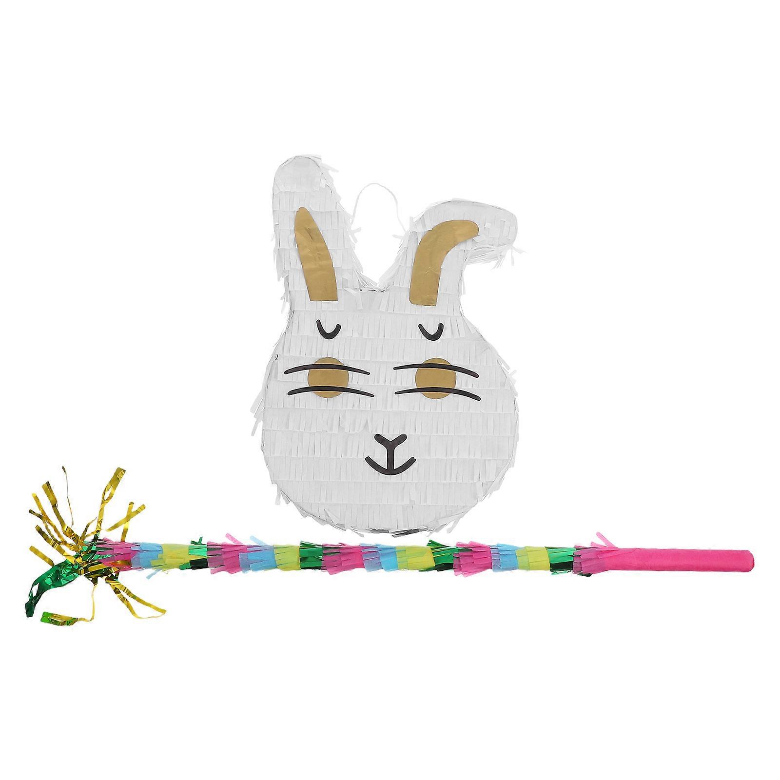 Unique Easter Bunny Pinata Party Decoration For Children Assorted Color 3D Shape 1 Set