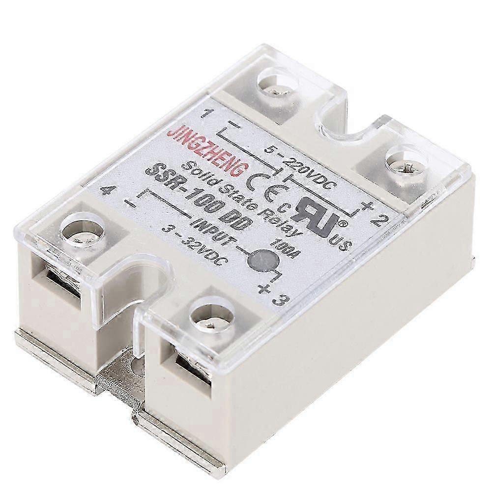 Solid State Relay DC DC SSR with Non Contact Switch  SSR-100DD 5-220VDC Edition 1128
