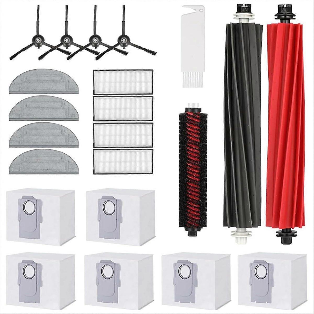 22 PCS or S8 Pro Ultra Roller Side Brushes Filters Mop