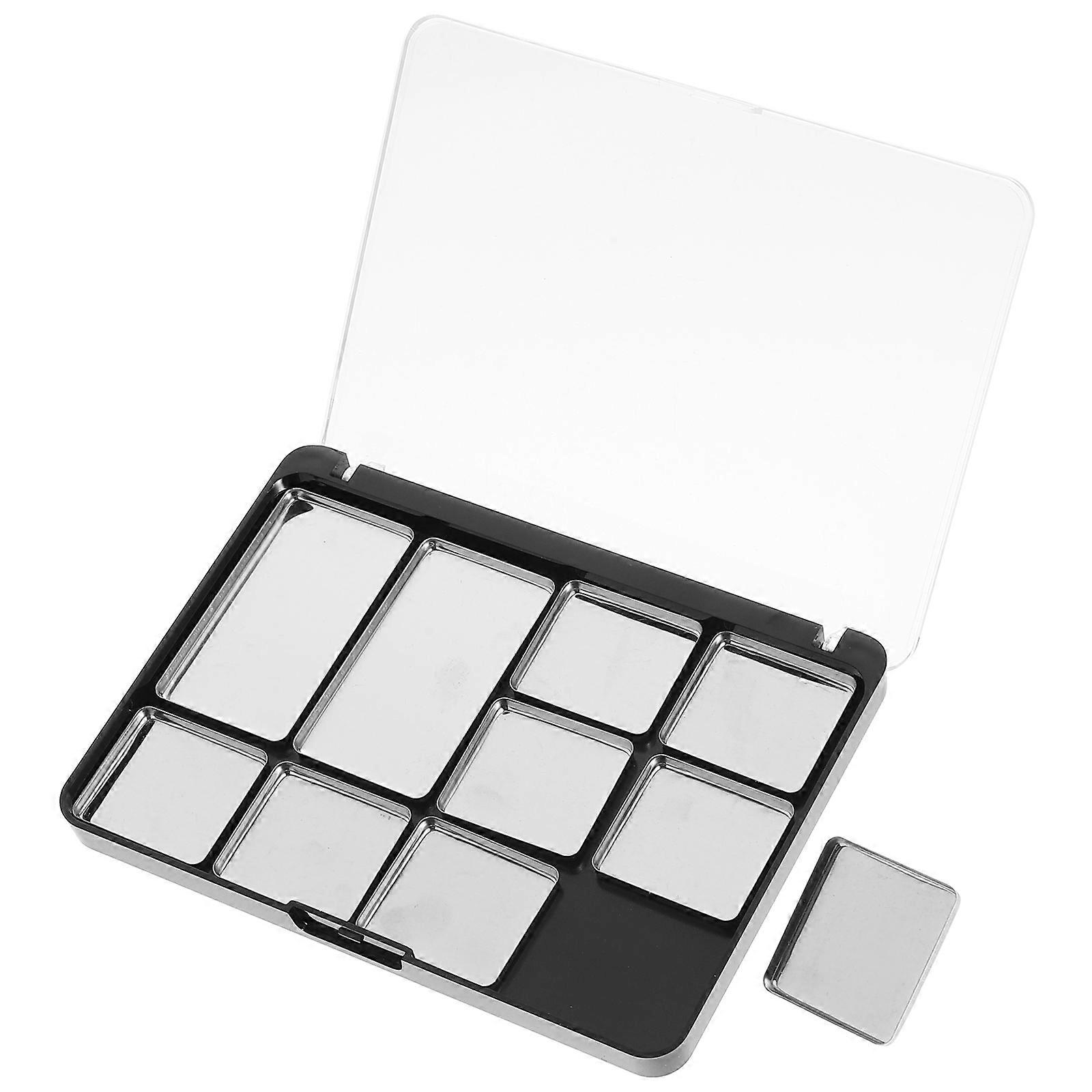 1 Set Empty Eyeshadow Palette Makeup Tray with Eyeshadow Pans