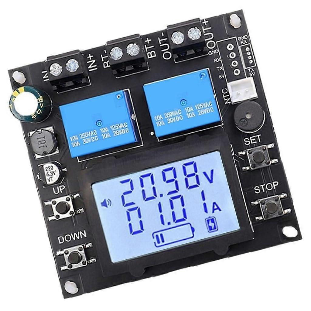 Automatic Low Voltage Cutoff Switch 10A with LCD Display for Lithium and Lead Acid Batteries