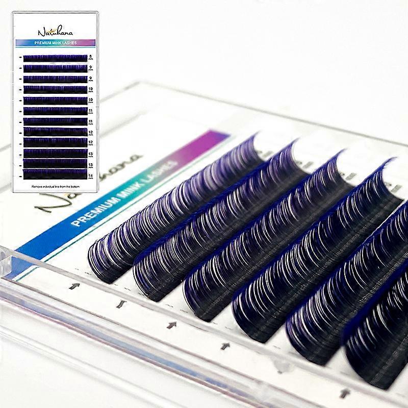 Fadvan Brown DIY Clcomter Lashes Mix Colored Individual Lashes Colored Clcomter