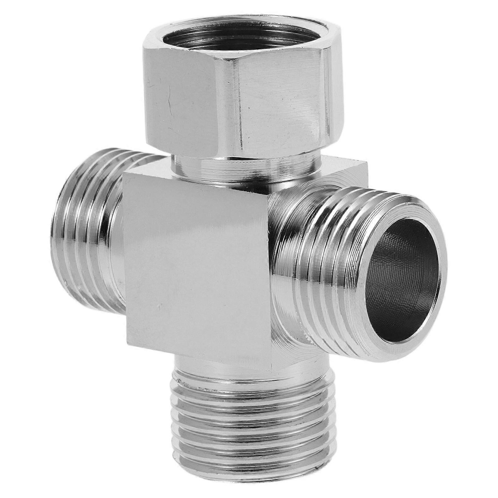 Copper Faucet Adapter for Water Hose Diverter Use 1Set