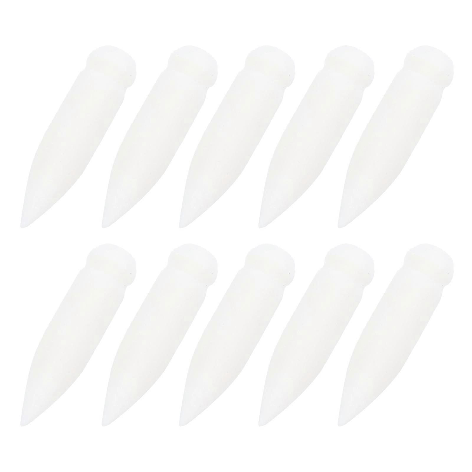 White Acrylic Paint Marker Nibs for Replacement 10Pcs Nylon Tips Craft
