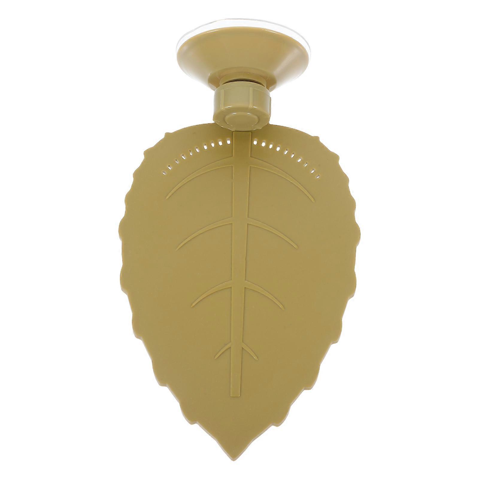 Leaf Shaped Turtle Basking Platform for Reptile Climbing with Suction Cups