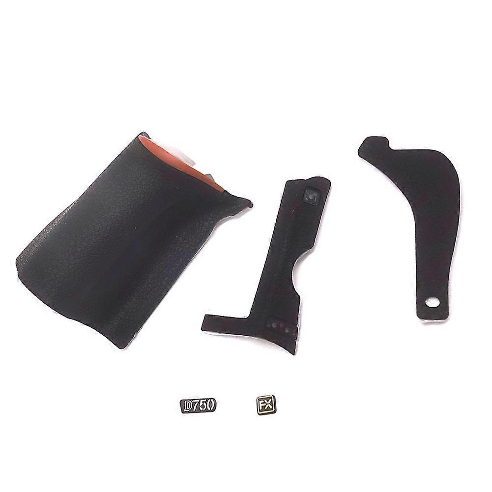 Replacement Rubber Grip Set for Nikon D750 Camera - Camera Repair Part