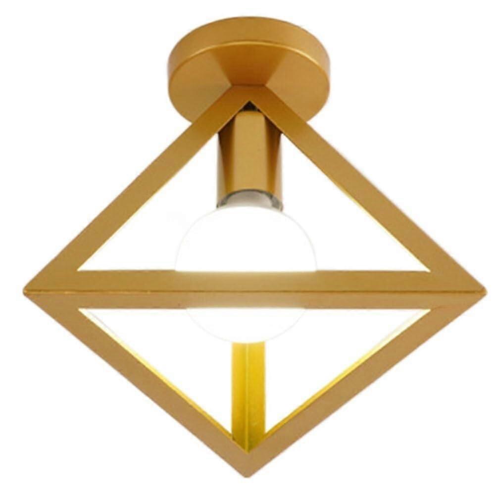 Modern Nordic Semi Flush Mount Ceiling Light with Durable Metal Frame for Bedroom Dining Hallway