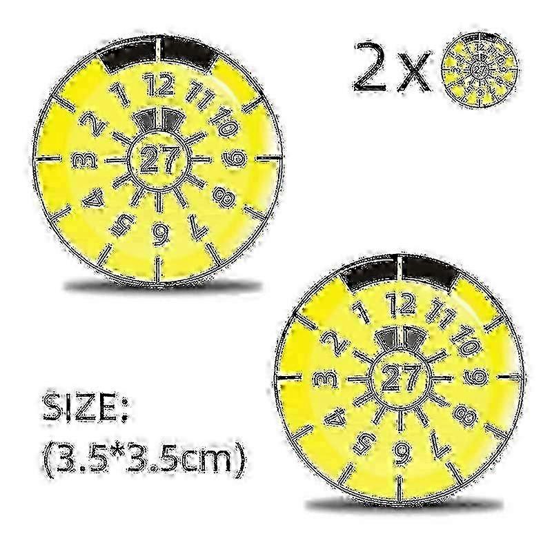 License Plate Gel Decals 3D, Certified for GSLA E, 2-Piece Set