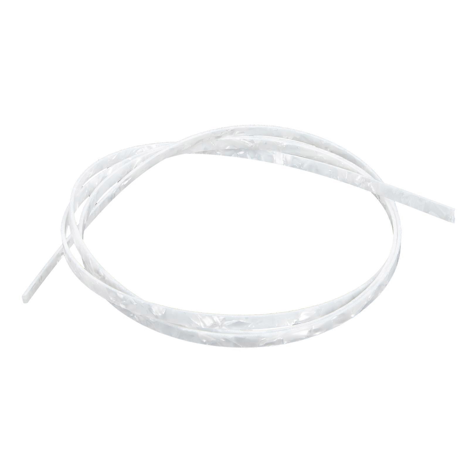 Practical Guitar Binding Purfling Strip Plastic for Guitar 2Pcs White Accessories