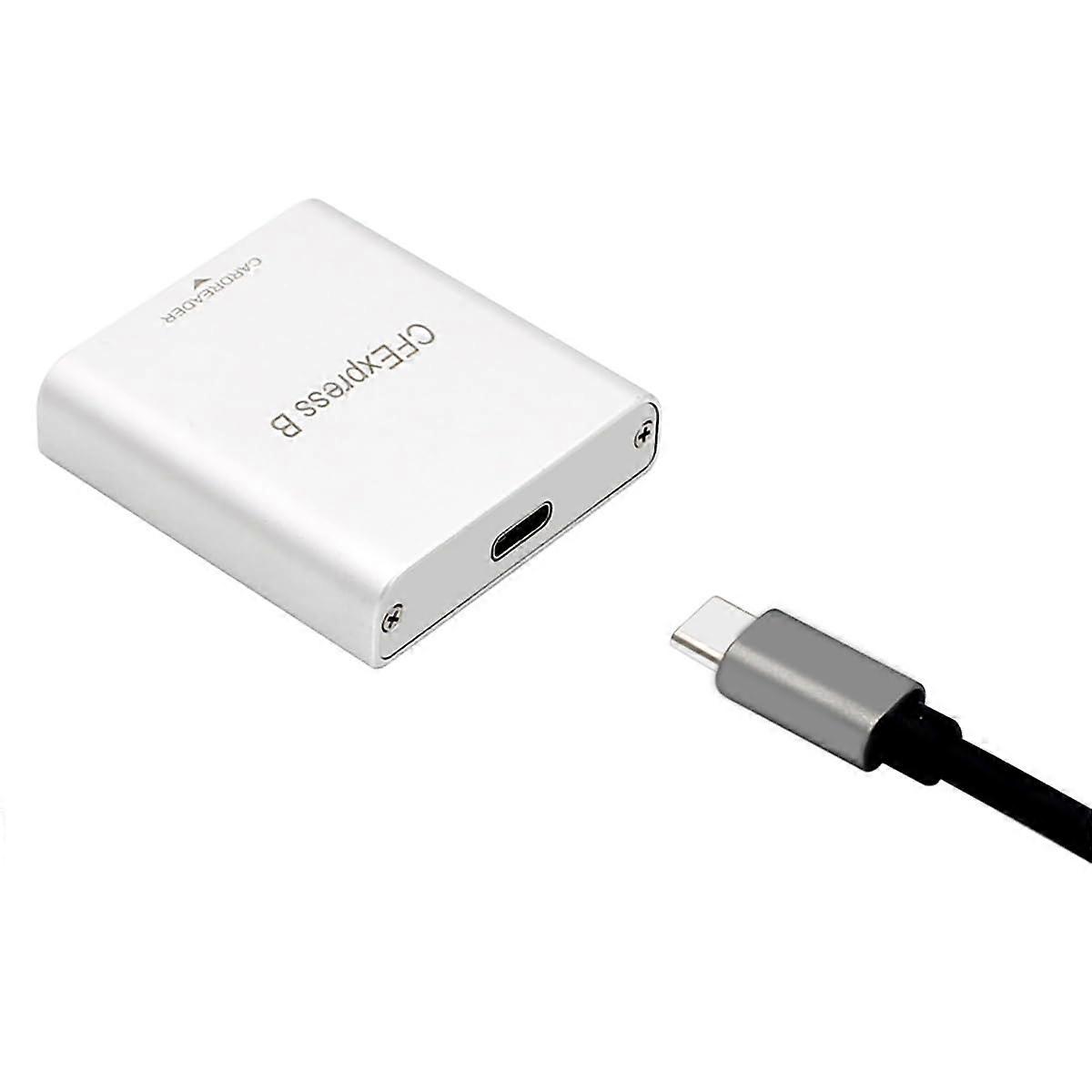 CFexpress Type B Card Reader USB 3.2 10Gbps Speed 2TB for Nikon Z6 Z7 Canon 1DX Mark III