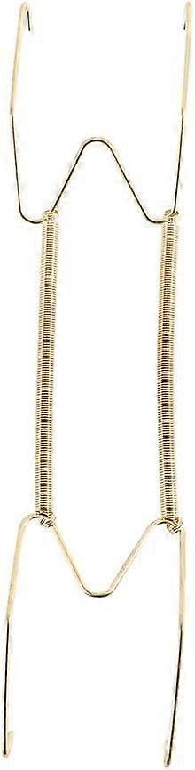 Wall Mounted Plate Holder with Secure W Clip for Invisible Vertical Decorative Plate Display 12 Inch