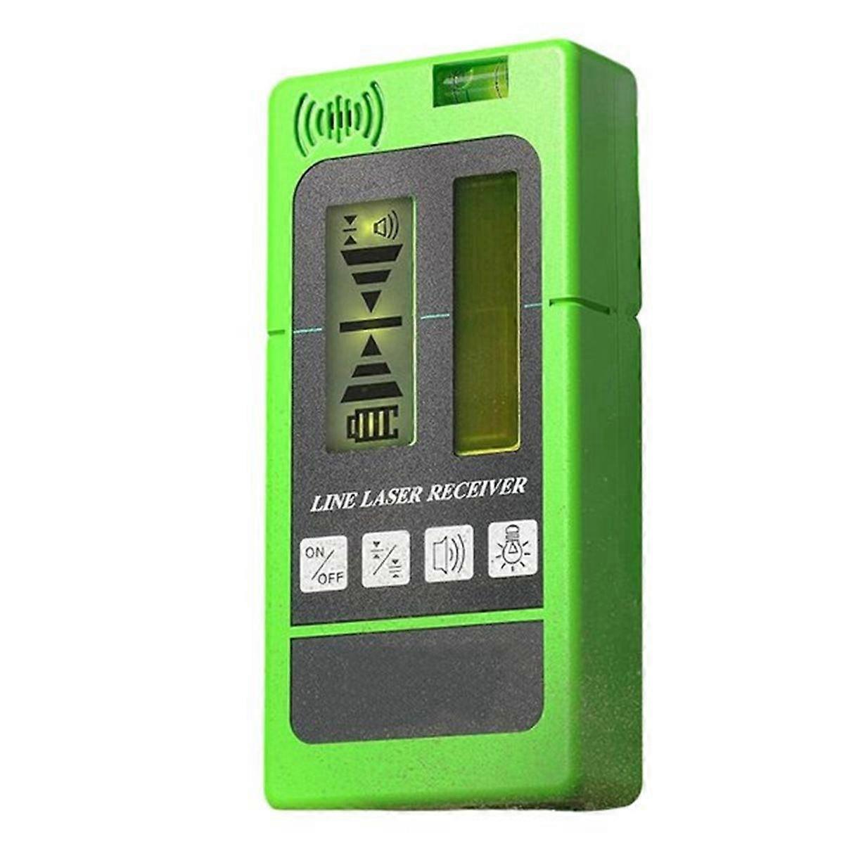Laser Receiver LR-5RG for Laser Level, Two-Sided Back-Lit LCD Displays, Use for 901CG/902CG, BOX-1G