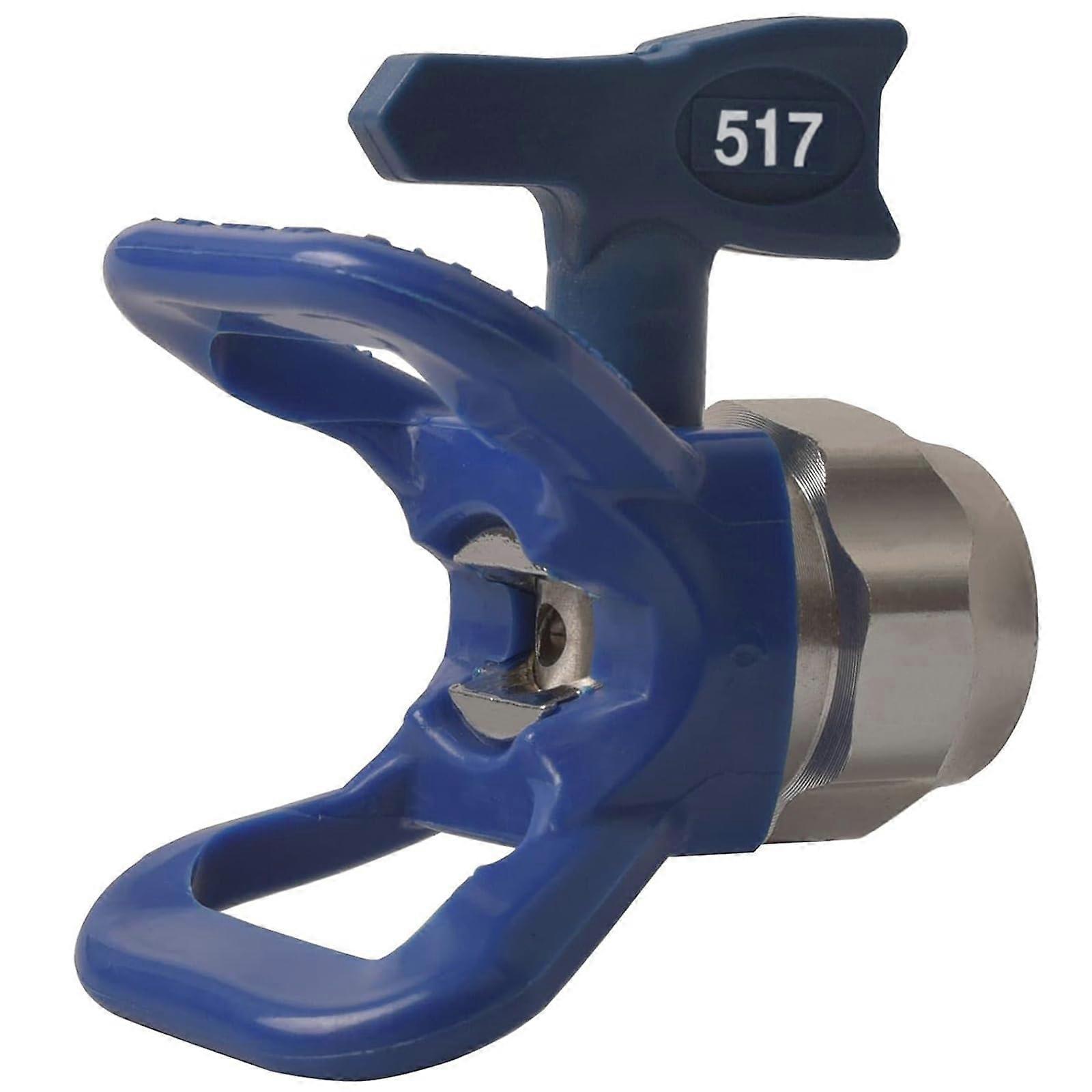 517 Airless Paint Spray Gun Tip and Guard Combo Blue for Consistent Spray Pattern and Durability
